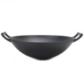 Big Large Size Black Camping Kitchen Sets Cookware Set A Wok Set Nonstick Cookware Cast Iron Wok Pan Japanese Iron Chinese Wok